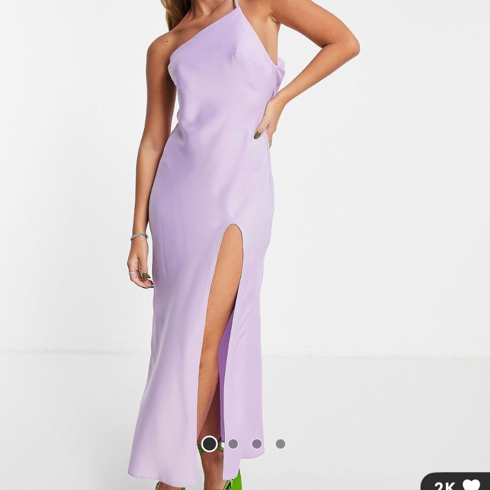 Lilac Slit Dress
